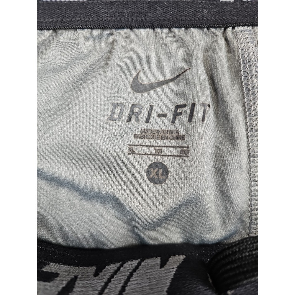 Nike Men's XL Black Gray Elephant Print Dri-Fit Basketball Shorts RARE 431882 - Picture 5 of 8